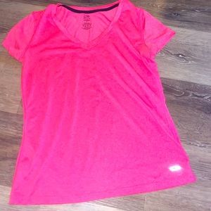 Pink workout shirt